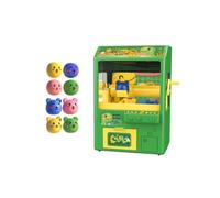 (Green) Claw Machines Feature LED Lights Loud Sound Effects Coins Fill with Small Toy