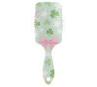 Green Clover Brosse antistatique pour le massage du cuir chevelu pour tous types de cheveux avec poignée ergonomique cepillo para definir rizos