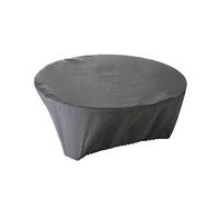 GREEN CLUB Housse de Protection imperméable pour brasero Haute Qualité Polyester doublée PVC D 60 x h 30 cm Couleur Anthracite