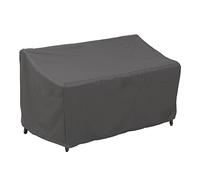 GREEN CLUB Housse De Protection pour canapé 2 Places Haute Qualité Polyester L 140 x l 80 x h 60 cm Couleur Anthracite