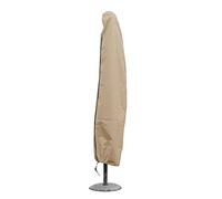 GREEN CLUB Housse de Protection pour Parasol Droit Haute qualité Polyester H 185 cm x diam 40 cm Couleur Beige