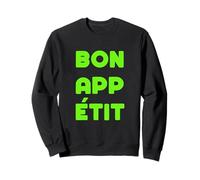 Green Color Bon App Etit Green Graphic Sweatshirt