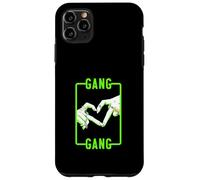 Green Color Gang-x2 Heart Green Graphic Coque pour iPhone 11 Pro Max