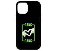 Green Color Gang-x2 Heart Green Graphic Coque pour iPhone 12/12 Pro
