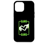Green Color Gang-x2 Heart Green Graphic Coque pour iPhone 12 Pro Max