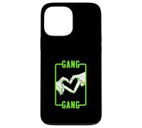 Green Color Gang-x2 Heart Green Graphic Coque pour iPhone 13 Pro Max