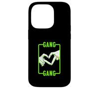Green Color Gang-x2 Heart Green Graphic Coque pour iPhone 14 Pro