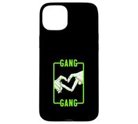 Green Color Gang-x2 Heart Green Graphic Coque pour iPhone 15 Plus