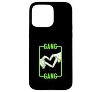 Green Color Gang-x2 Heart Green Graphic Coque pour iPhone 15 Pro Max