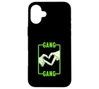 Green Color Gang-x2 Heart Green Graphic Coque pour iPhone 16 Plus