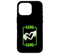 Green Color Gang-x2 Heart Green Graphic Coque pour iPhone 16 Pro