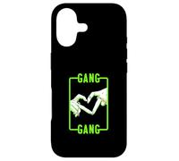 Green Color Gang-x2 Heart Green Graphic Coque pour iPhone 17