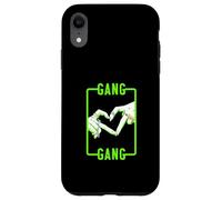 Green Color Gang-x2 Heart Green Graphic Coque pour iPhone XR
