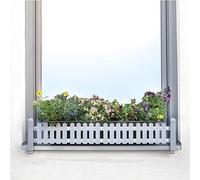 Green Creations Masu Set de Base, Support de jardinière sans perçage pour Rebord de fenêtre, Fixation pour jardinière, sécurise Le Pot de Fleurs, Le Balcon, la décoration (Classique, Gris Signal)