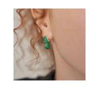 (Green Crocodile) Corgi Dinosaurs Stud Earrings Jewelries Cartoon Animals Dog Biting Stud Earring With Alloy For Valentine\'s Day Christmas/YY