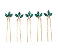 Green Crystal Sparkling Hair Comb Set Handmade Rhinestone Pearl Hairpin Wedding Headwear Jewelry Accessories(J7139GGREEN)