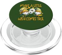 Green Dandelion Make A Little Wish Gnome Graphic For Summer PopSockets PopGrip pour MagSafe