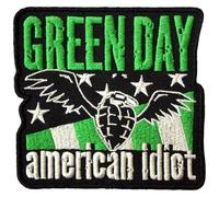 Green Day American Idiot Wings Standard Woven Patch Size One Size