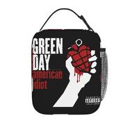 Green Day Band Tour 2024 Merch Sac à Lunch Isotherme pour Sac de Rangement de Nourriture Punk Rock en Plein air Glacière Portable Boîtes à Lunch Thermiques