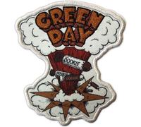 Green Day - Bombe - Ecusson à repasser "Dookie" - Polyester RO12869 (Taille unique) (Blanc/Brun)
