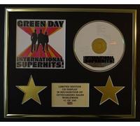 GREEN DAY/CADRE CD/EDITION LIMITEE/CERTIFICAT D'AUTHENTICITE/INTERNATIONAL SUPERHITS!