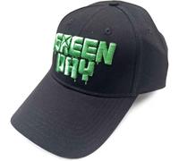 Green Day Casquette De Baseball Dripping Band Logo Nouveau Officiel Noir Unisex Size One Size
