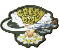Green Day - Découpe - Ecusson thermocollant "Dookie" - Polyester RO12868 (Taille unique) (Vert/Jaune)