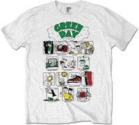 Green Day - "Dookie RRHOF" T-shirt Homme/Femme Unie RO2296 (XL) (Blanc)