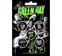 Green Day - Ensemble de badges REVOLUTION (Taille unique) (Multicolore)