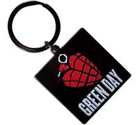 Green Day Grenade Band Logo Keychain Size One Size