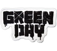 Green Day - Logo - Ecusson à repasser "21st Century Breakdown", tissu tissé RO12865 (taille unique) (Noir/Blanc)