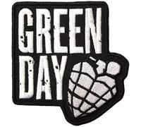 Green Day - Patch à repasser GRENADE (Taille unique) (Noir/Blanc)