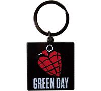 Green Day - Porte-clés Grenade RO11813 (taille unique) (Noir/Rouge/Blanc)