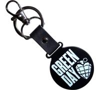 Green Day - Porte-clés Logo empilé RO11932 (Taille unique) (Noir/Blanc)