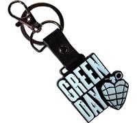Green Day - Porte-clés Logo empilé RO11933 (taille unique) (Noir/Blanc)