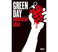 Green Day - Poster "American Idiot" PM7826 (91,5 cm x 61 cm) (Braun/Weiß/Rot)
