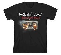 Green Day Revolution Radio Rock Music Punk Tee T-Shirt Black XL