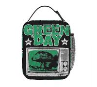 Green Day Rock Band Tour 2024 Sac à Lunch Isotherme pour Les sauveurs de Voyage Tour Boîtes de Nourriture Glacière étanche Boîte à Lunch Thermique