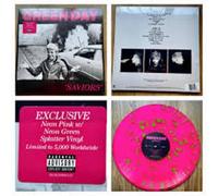 Green Day - Saviors (Neon Pink with Neon Green Splatter) [Web Exclusive] [Vinilo]