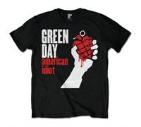 Green Day T Shirt American Idiot Black Mens Unisex Tee Punk Rock