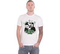 Green Day T Shirt Good Riddance Band Logo Official Unisex White Manches Courtes(Large)