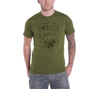 Green Day - T-shirt homme/femme unie RO286 (S) (Vert militaire)