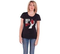 Green Day - T-Shirt # L Ladies Black # American Idiot [Import]