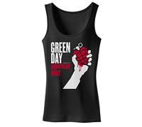 Green Day - T-Shirt # M Black Junior # American Idiot Tank [Import]