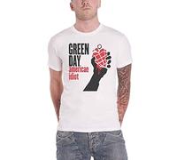 Green Day - T-Shirt # M Unisex White # American Idiot [Import]