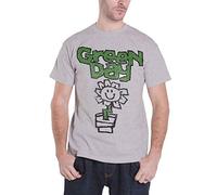 Green Day T Shirt Vintage Flower Pot Kerplunk Band Logo Homme Gris Size M