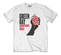 Green Day - T-Shirt # XXL Unisex White # American Idiot [Import]