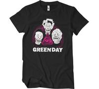 Green Day Tričko Crânes Unisex Noir XL