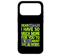 Green Dear Haters - Be Mad Green Graphic Coque pour iPhone 17 Pro Max