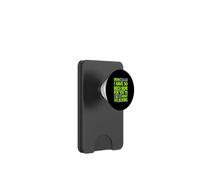 Green Dear Haters - Be Mad Green Graphic PopSockets PopWallet pour MagSafe